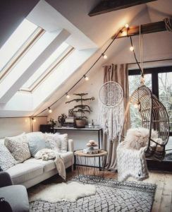 quarto com Iluminação claraboia